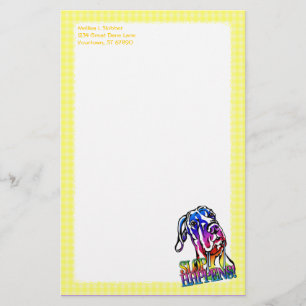 Great Dane Slop Happens Bright UC Stationery