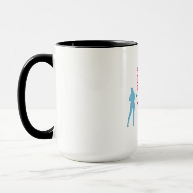 Great Dane Social Distancing Guide T-Shirt Mug (Left)