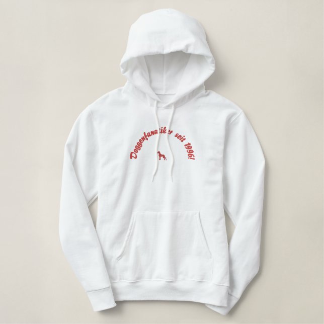 Great Dane Special Embroidered Hoodie (Design Front)