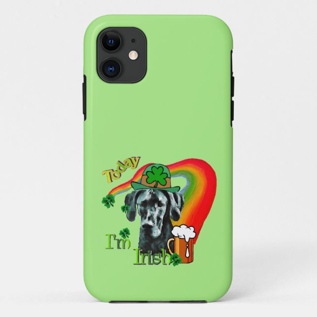 Great Dane St Patricks Day Case-Mate iPhone Case (Back)
