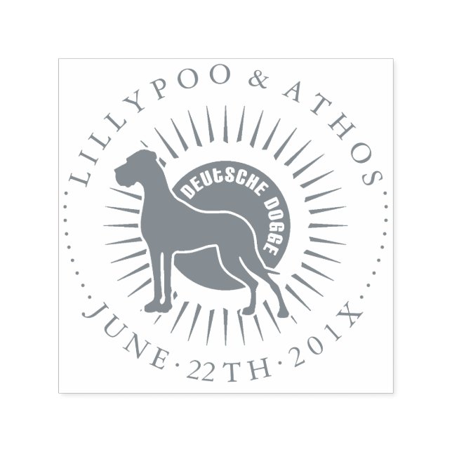 Great Dane Stamps (Design)