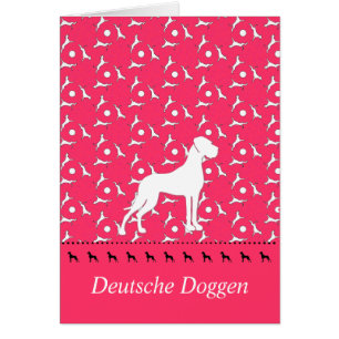 Great Dane Strawberry Red for Breeder Cards