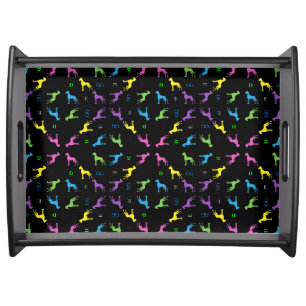 Great Dane Strong Pattern Serving Tray