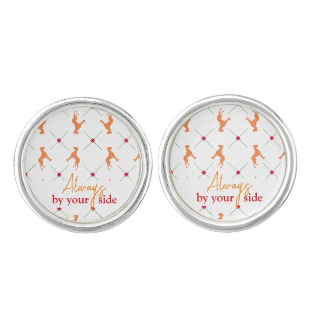 Great Dane stud dog Cufflinks (Front)