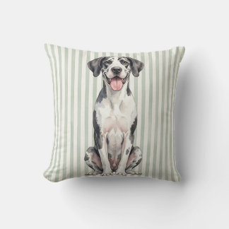 Great Dane Throw Pillow