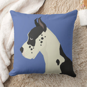 Great Dane Throw Pillow