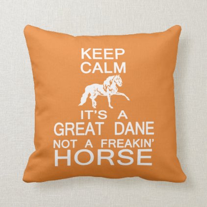 GREAT DANE THROW PILLOW