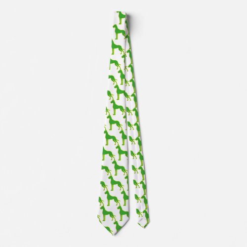 Great Dane Tie Green green/green