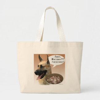 Great Dane Turkey Large Tote Bag