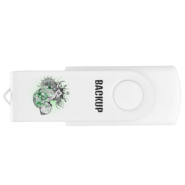 Great Dane USB Stick Flash Drive (Back)