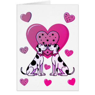Great Dane Valentine's Day card