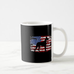 Great Dane Vintage American Flag Coffee Mug