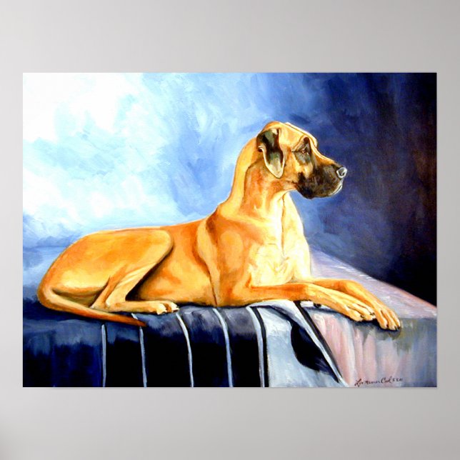 Great Dane Wall Print Poster (Front)