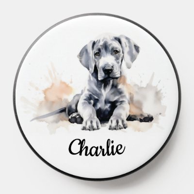 Great Dane Watercolor PopSocket