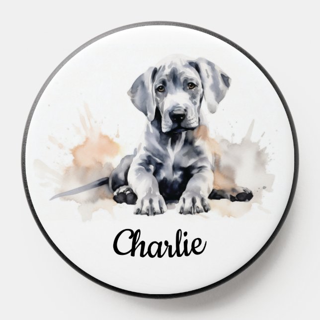 Great Dane Watercolor PopSocket (Popsocket)