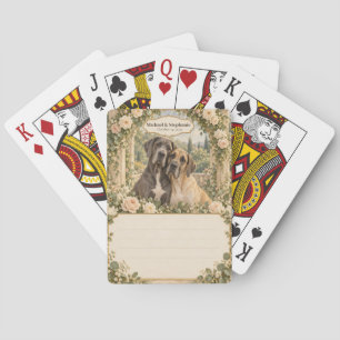 Great Dane Wedding Guest Book Signing Deck Poker Cards