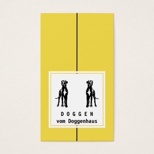 Great Dane yellow based (Front)