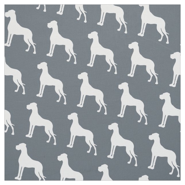 Great Danes all over Fabric (Swatch)