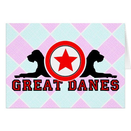 Great Danes Cards (Front Horizontal)