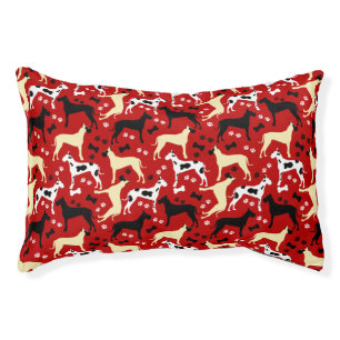 Great Danes Cute Fun Pattern Pet Bed