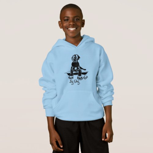 Great Danes in black, white and grey Hoodie