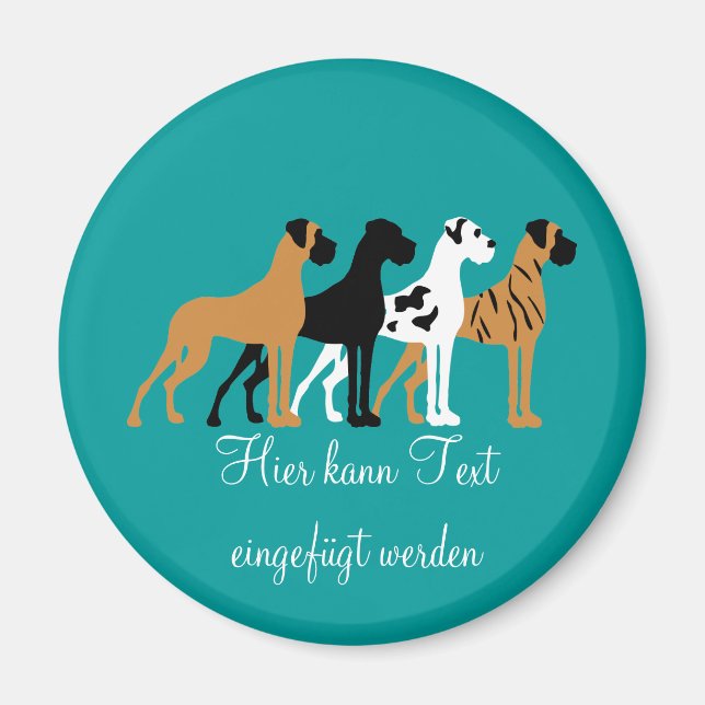 Great Danes Magnet (Front)
