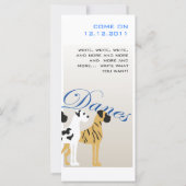 Great Danes - Rack cards (Back)