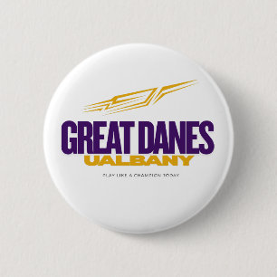 Great Danes UAlbany - College Baseball Spirit Button