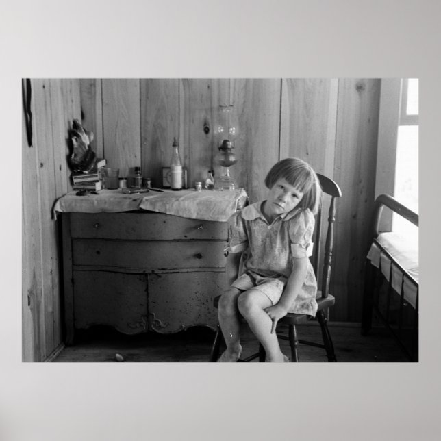 Great Depression Poverty 1938 Poster (Front)