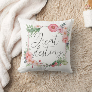 Great Destiny Throw Pillow