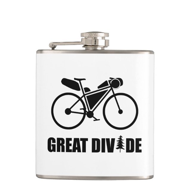 Great Divide Bikepacking Route Flask (Front)