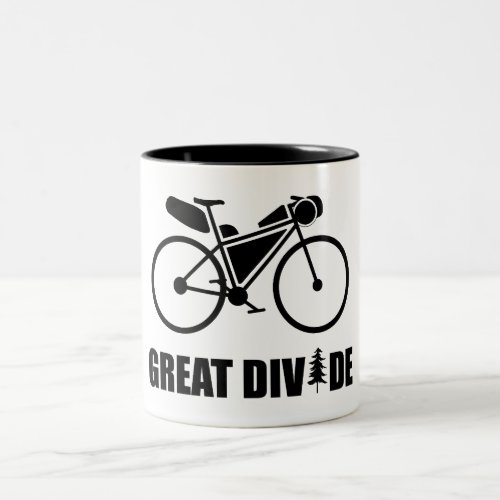 Great Divide Bikepacking Route Two_Tone Coffee Mug