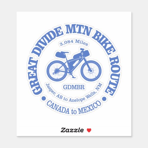 Great Divide Mountain Bike Route MTB Sticker