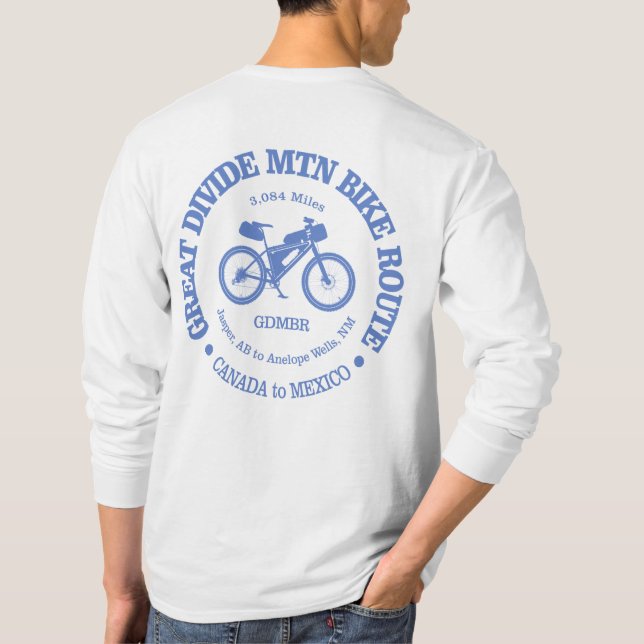 Great Divide Mountain Bike Route (MTB) T-Shirt (Back)