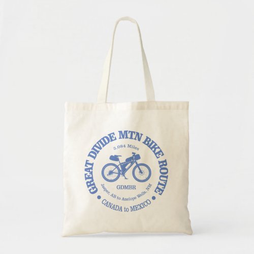 Great Divide Mountain Bike Route MTB Tote Bag