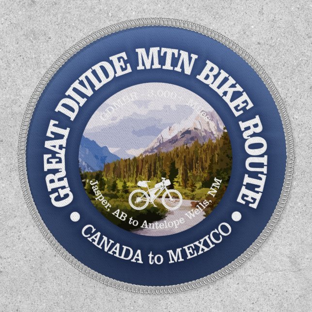 Great Divide Mtn Bike Route (cycling c)  Patch (Front)
