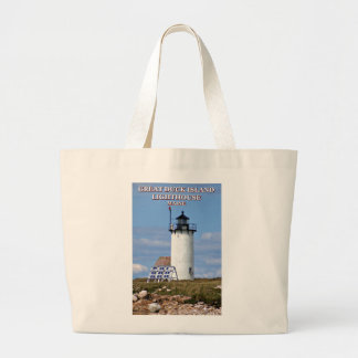 Great Duck Island Lighthouse, Maine Large Tote Bag