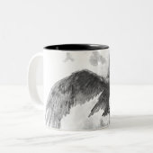 Great Eagles Sketch Two-Tone Coffee Mug (Front Left)