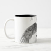 Great Eagles Sketch Two-Tone Coffee Mug (Left)