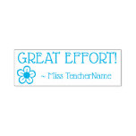 [ Thumbnail: "Great Effort!" Acknowledgement Rubber Stamp ]