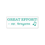[ Thumbnail: "Great Effort!" + Educator's Name Rubber Stamp ]