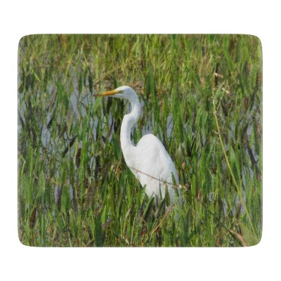 Great Egret Cutting Board