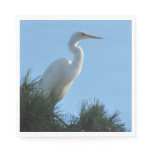 Great Egret in Sunny Florida Napkins