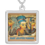 Great Egyptian Pharaohs Silver Plated Necklace at Zazzle