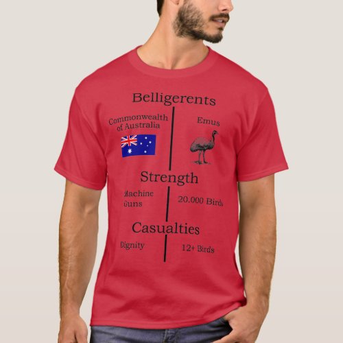 Great Emu War Statistic T_Shirt