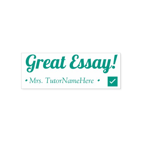 Great Essay Commendation Rubber Stamp