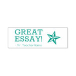 [ Thumbnail: "Great Essay!" Educator Feedback Rubber Stamp ]