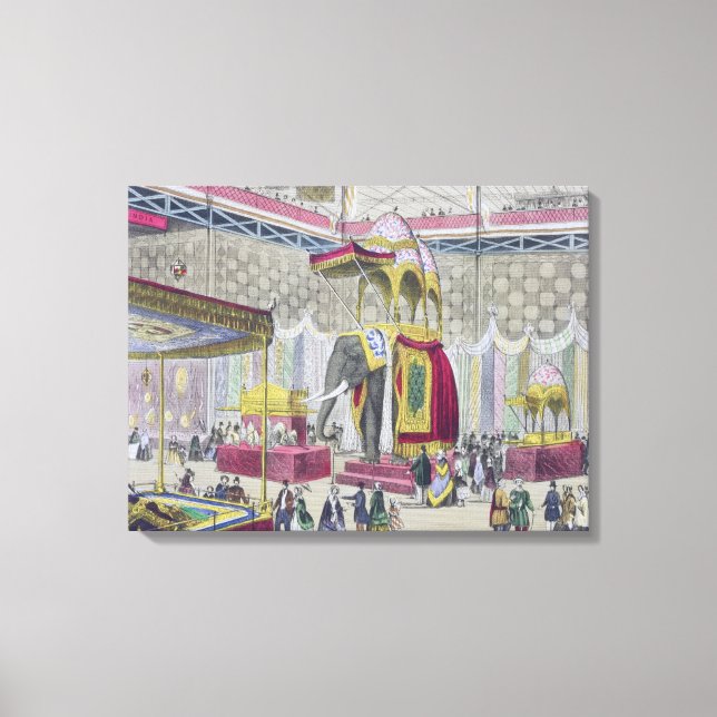 Great Exhibition, 1851: Indian Department from Int Canvas Print (Front)