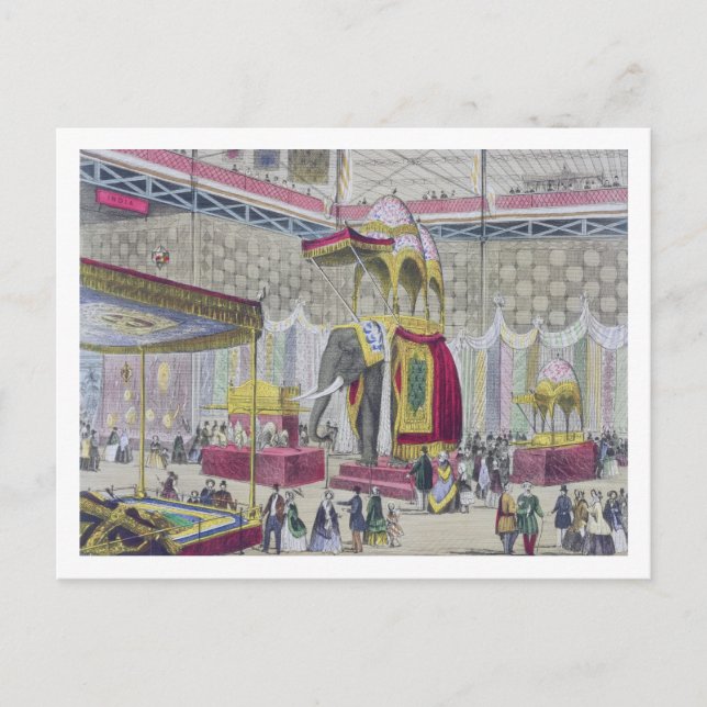 Great Exhibition, 1851: Indian Department from Int Postcard (Front)