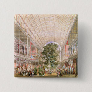 Great Exhibition of 1851. Decoration of the transe Pinback Button